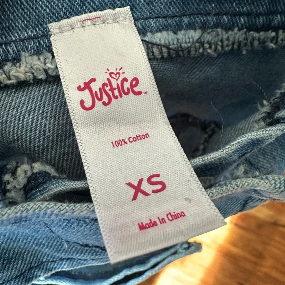 Justice Pet Denim Printed Dog Jacket size XS